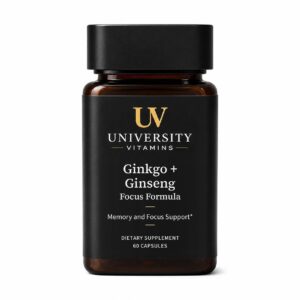 University Vitamins ginkgo ginseng
