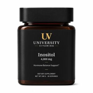 University Vitamins Inositol supplement bottle