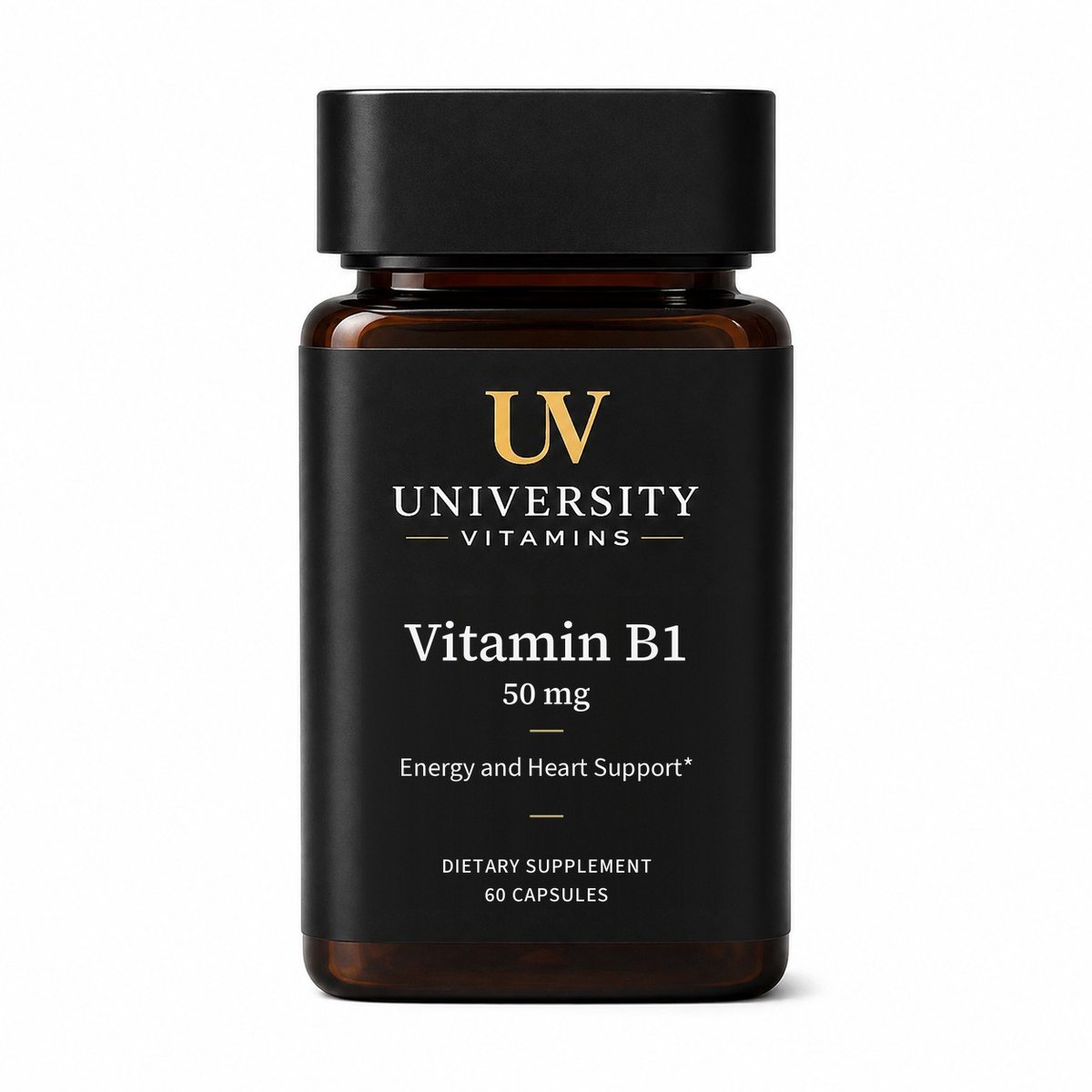 University Vitamins Vitamin B1 supplement bottle