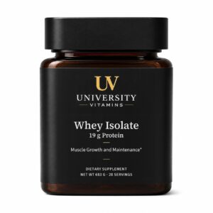 University Vitamins whey protein isolate